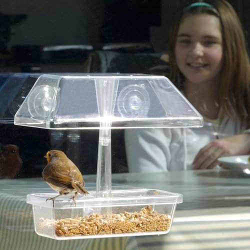Jacobi Jayne® UpClose™ Vogelzaadvoerder - Vogelvoederbak met zuignappen