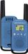 Motorola portofoonset - 2 stuks - Blauw - Bereik 8 km - Handsfree functie - Vermogen 500 mW