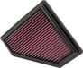 K&N vervangingsfilter passend voor Ford Focus 2.0L excl. PZEV 2008-2011 (33-2401)