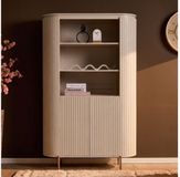 Starfurn Wandkast Solana mangohout 115 cm - zand