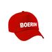 Bellatio Decorations Boerin Rood Dames Baseball Cap