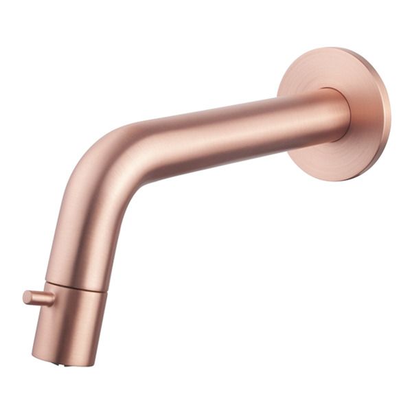 Wiesbaden Sophia Toiletkraan Muurbevestiging Inkortbaar 12.9-20.5cm Geborsteld Koper 22.6760