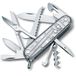 Victorinox Taschenmesser Huntsman (15 functies, schere, houtzagen, kurkentrekker) zilver transparant