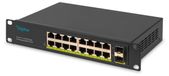 Merkloos Netwerkswitch 8 poorten Gigabit 10 inch Unmanaged Zwart