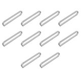 Amig - Pack van 10 Meubelgrepen - 96/128 Mm - Kleur Geborsteld Nikkel - Gemaakt van Zamak - Voor moderne decoratieve keukenkasten en badkamerkasten - Mod. 841