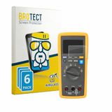 BROTECT Screenprotector 6 Stuks voor Fluke 3000 FC Beschermglas transparant