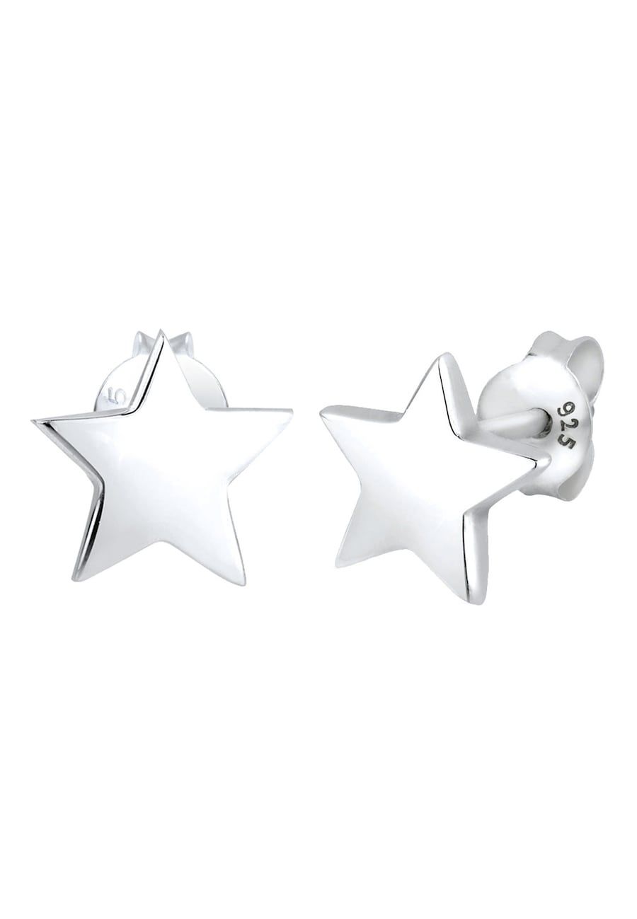 Elli Elli Earrings Women Ear Studs Star Stylish in 925 Sterling Silver