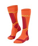FALKE Heren Skisokken SK Energizing Wool M Kh wol functioneel materiaal met compressie 1 paar, Orange Flash 8036 - Kuitomtrek 3, 43-46