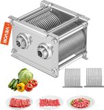 VEVOR Vervangende Messenset voor Professionele Vleessnijmachines, 5 mm, Roestvrij Staal