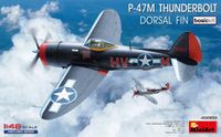 MiniArt Modelbouwpakket Vliegtuigen - 48060 Republic P-47M Thunderbolt - Dorsal Fin - Basic Kit - Amerikaans Propellervliegtuig Plastic - 1:48 - Modelbouw