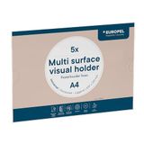 EUROPEL Posterhouder A4 liggend formaat zelfklevende set 5 stuks
