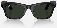 Ray-Ban Meta Wayfarer Standard Smart Glasses Shiny Black Green