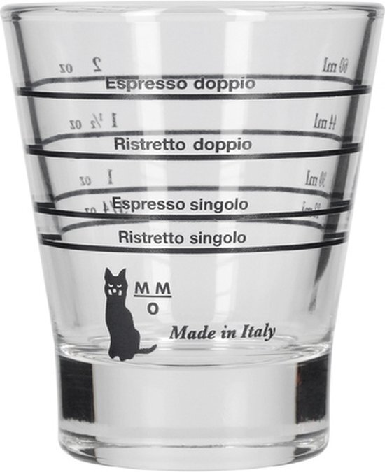 Motta Espresso Shotglas met belijning