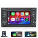 Junsun Audi A4 (2000-2009) Autoradio met CarPlay, Android Auto, GPS, Wi-Fi, Bluetooth, DAB+, USB, DSP, 32GB