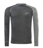 Black Crevice Heren shirt met lange mouwen van merinowol