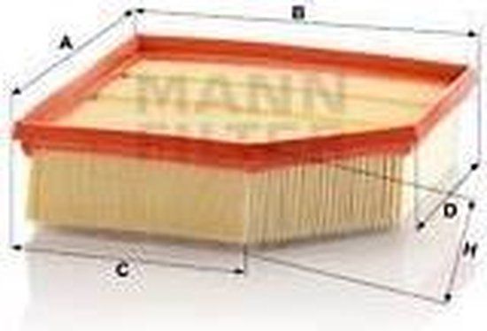 MANN FILTER Auto luchtfilter C23129 Universeel