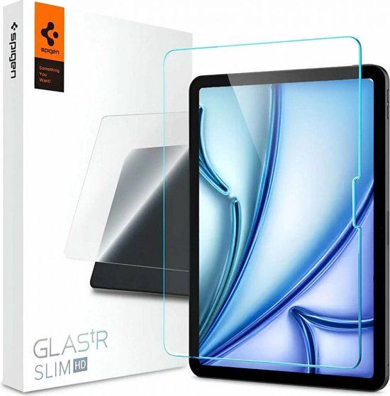 Spigen Screen Protector Geschikt voor Apple iPad Air 11 (2024) - Glas tR Slim - 9H Tempered Glass