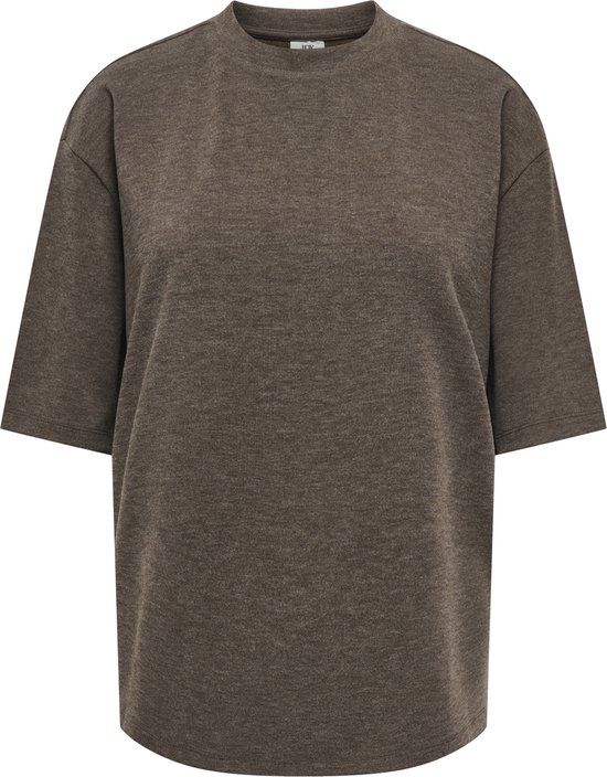 JDY Dames Blouse Lange Mouw Coffee Bean Polyester/Viscose/Elastaan Maat 40