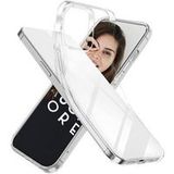 JAYM - Achterzijde behuizing voor mobiele telefoon - thermoplastic polyurethaan (TPU) - transparant - voor Samsung Galaxy A17, A17 5G