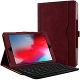 KARYLAX Beschermhoes met horizontale standfunctie voor Apple iPad Pro 10.5 2019 - Bordeauxrood - Frans toetsenbord