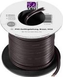 TRU COMPONENTS 1570890 Draad 2 x 0.75 mm² Zwart 20 m