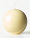 HEMA Bougie Sphérique Ø10cm Lisse Jaune Clair (jaune pâle)