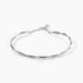 Icecat Bracelet Abie Torsade Argent Blanc