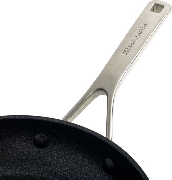 KitchenAid Forged Hardened Aluminium Wok - 30cm - Black