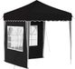 vidaXL Pop-up Feesttent Zwart Oxford Stof 195 x 195 x 245 cm