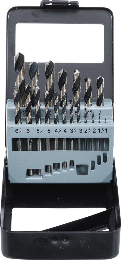 BGS - HSS - Boor set - Metaal boren set - 1mm - 10mm - 19 delig - BGS2010