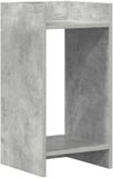 vidaXL Plantenstandaard Betongrijs 30 x 30 x 60 cm Bewerkt Hout