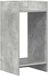 vidaXL Plantenstandaard Betongrijs 30 x 30 x 60 cm Bewerkt Hout