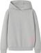 NAME IT Meisjes Trui 158/164 Lange mouw Lichtgrijs Melange Polyamide/Polyester