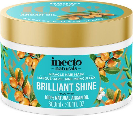 Inecto Naturals Brilliant Shine Argan Haarmasker - 300 ml