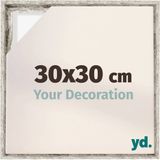 yd, Cadre photo 30x30 cm Blanc Vintage
