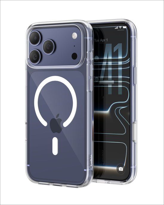 Belkin SheerForce Clear hoesje voor iPhone 17 Pro Max