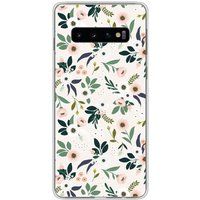 Samsung Galaxy S10 Plus Flowers Bedrukt siliconen hoesje