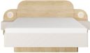 Vente-unique Bedframe hout beige 160 x 200 cm