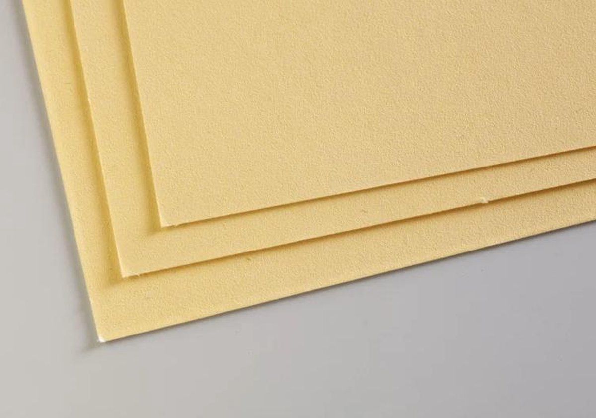 Clairefontaine Pastelmat Maisgeel 5 losse vellen 360 gram 24 x 32 cm