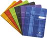 Clairefontaine A5 Cahier, Genaaid gebonden, Softcover, Ruitjes (5 x 5 mm) en Lijn, Assorted colours