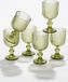 Mica Decorations Merlot Verre à vin set de 6 - 250 ml - Verre - Vert clair