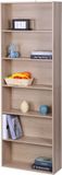 Merkloos Boekenkast - 6 planken - 178,5 x 60 x 24 cm - lichtbruin