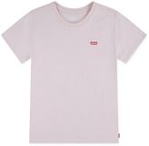 Levi's® Kids Batwing Chest Hit T-shirt Met Korte Mouwen Roze 8 Years Meisje