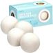 Ultra Clean Boules de séchage - 6x - 100% laine - Réutilisable - Boules de séchage - 7 cm - Blanc