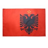 AZ FLAG Vlag Socialistische Volksrepubliek Albanië 1946-1992 90x60 cm