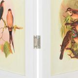 vidaXL - Romdivider - Paneel - Wit - 176,5 x 165 cm - MDF