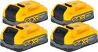 DeWalt DCBP 318 S4 set de batterie avec 4x batterie Powerstack 18 V 3,5 Ah / 3500 mAh XR Li-Ion - avec indicateur de charge