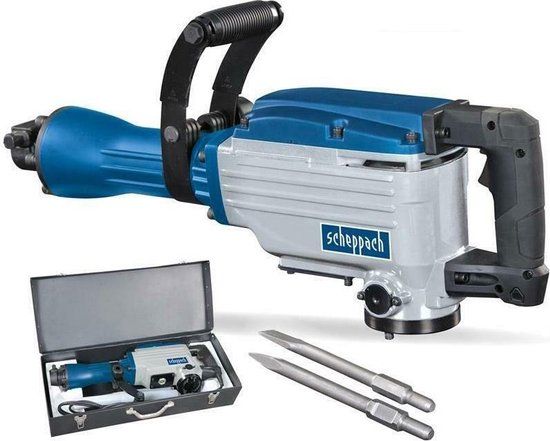 Scheppach AB1600 Sloophamer - 1600W - 50J - Incl. koffer en beitels