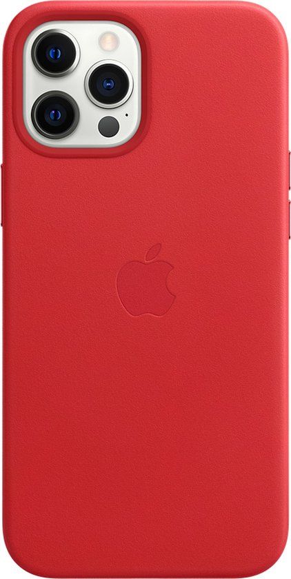 Apple iPhone 12 Pro Max Leather Case with MagSafe - Scarlet
