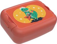 DAY TO DAY Lunchbox Dino - 825ml - Brooddoos voor Kinderen - BPA-vrije Lunchtrommel - Gemaakt in België - Oranje